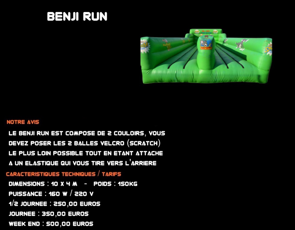 BENJI RUN BENJI RUN