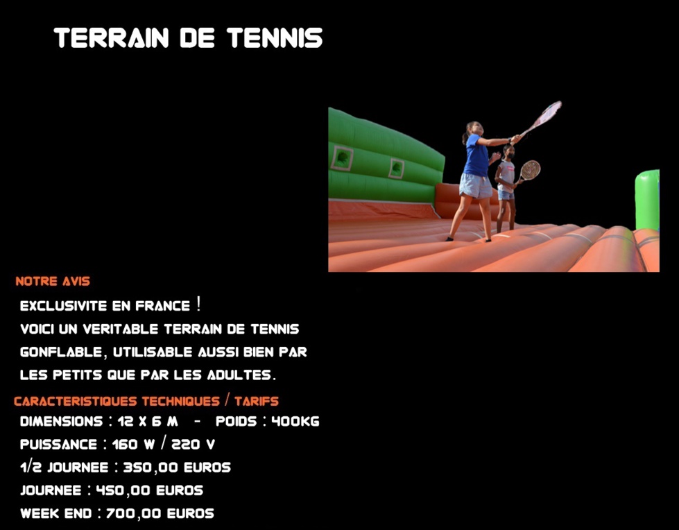 TERRAIN DE TENNIS