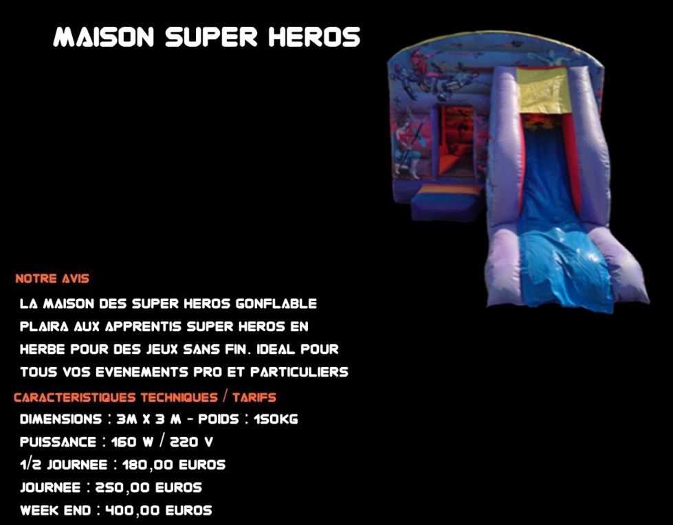 MAISON SUPER HEROS MAISON SUPER HEROS