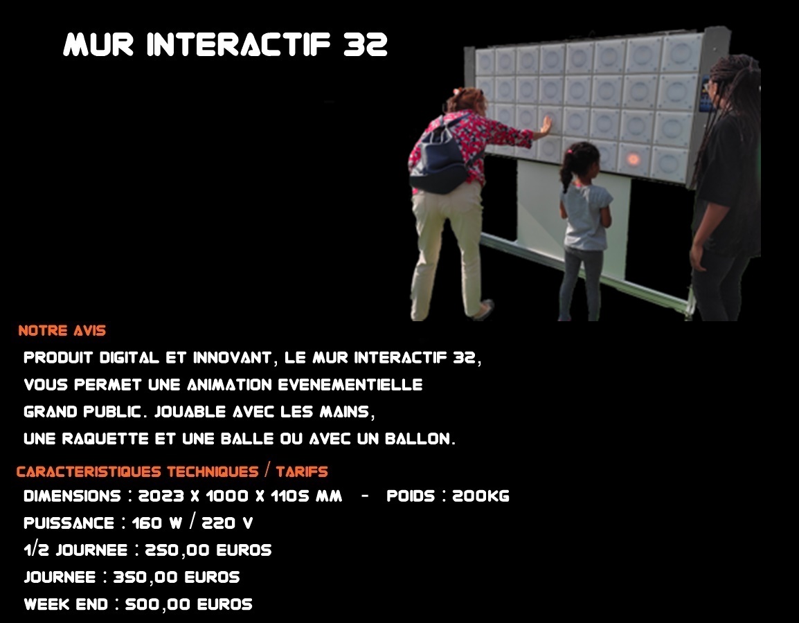 MUR INTERACTIF 32