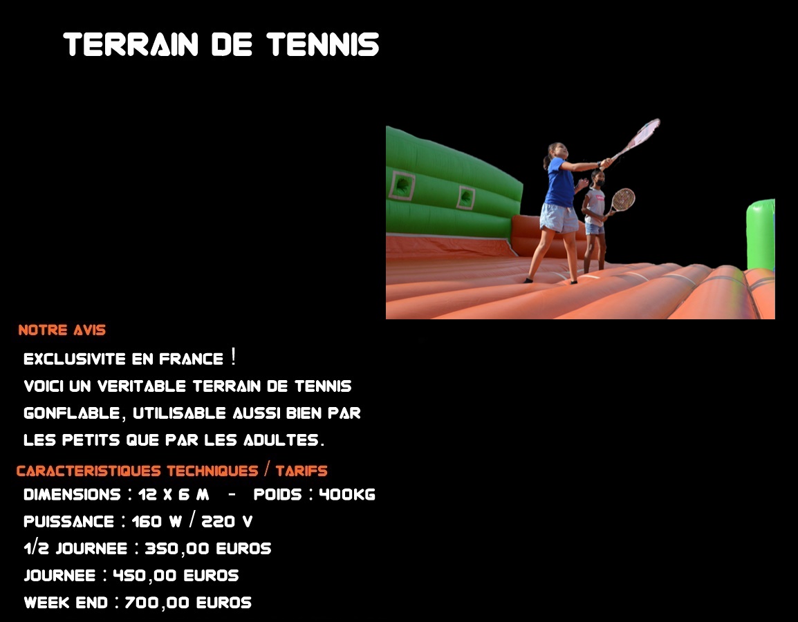 TERRAIN DE TENNIS